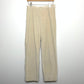 90s Liz Claiborne High Rise Corduroy Trouser Pants Cream 29 Inch Waist