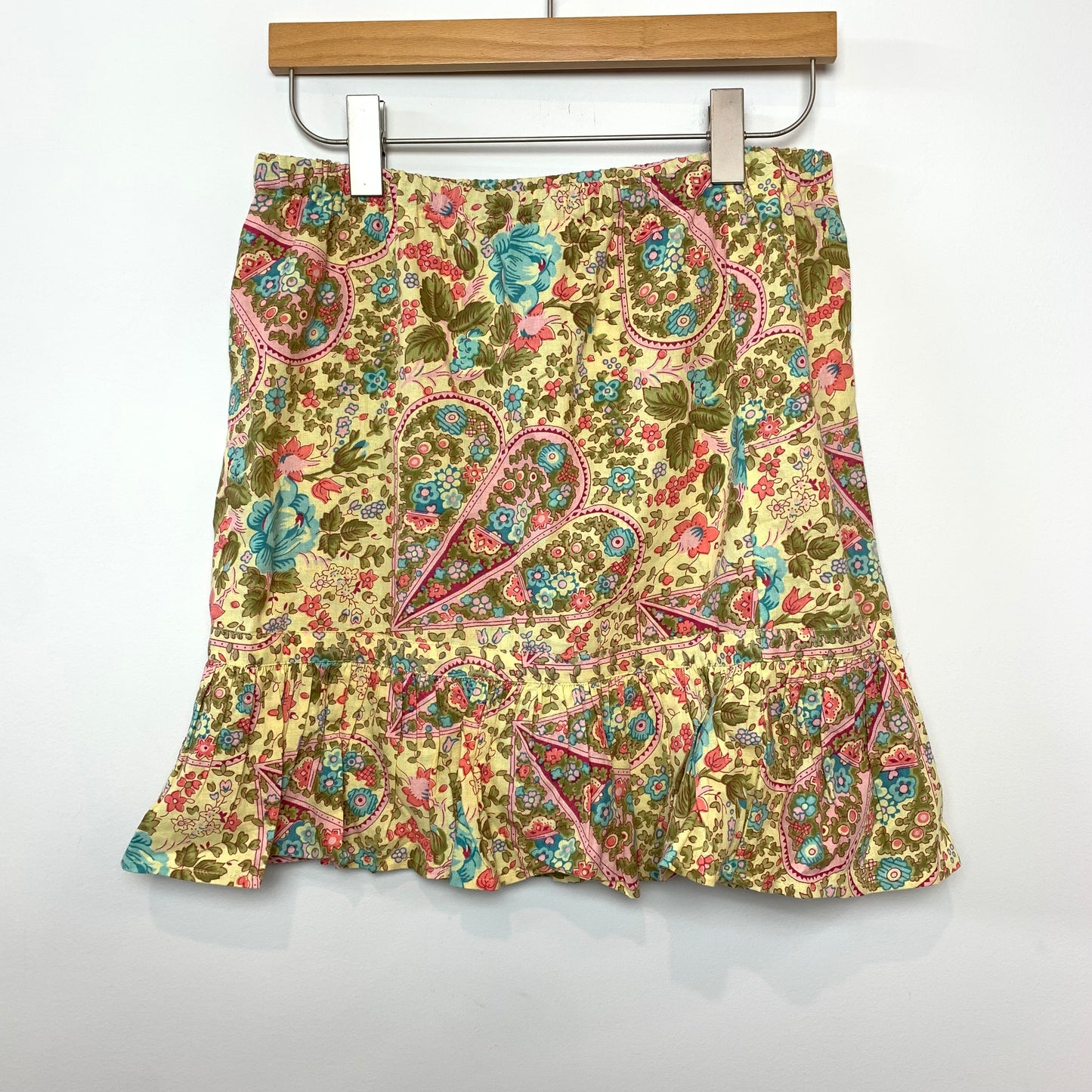Vintage April Cornell Floral Skirt Medium