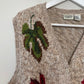 Vintage 90s Classic Elements Sweater Vest Fall Leaves 2X