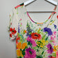Jams World Floral Drop Waist Dress Small Cottage Bouquet