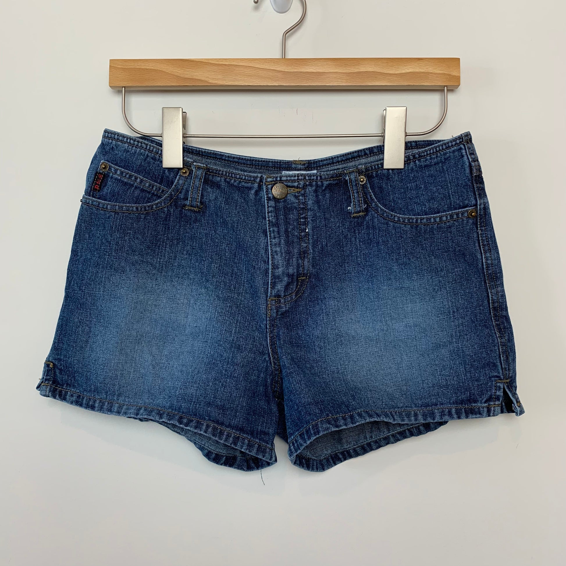 Y2K Mudd Jeans Low Rise Denim Jean Shorts 30'' Waist – Lilac Lawson
