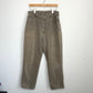 90s Lands' End Brown Denim High Rise Mom Jeans 14 Tall Cotton Made in the USA 32”