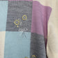 Alfred Dunner Patchwork Pastel Beaded Floral Mock Neck Sweater Knit Size XL