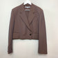 ACNE Studios Jenell Cropped Double-Breasted Wool Blazer 40 Large