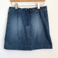 90s Y2K Ralph Ralph Lauren Denim Jean Mini Skirt Low Rise Studded