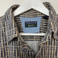 Vintage 90s Trader Bay Long Sleeve Button Down Collared Shirt Patterned XL Cotton