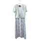Vintage 1990s Molly Malloy Maxi Dress and Matching Cardigan Medium