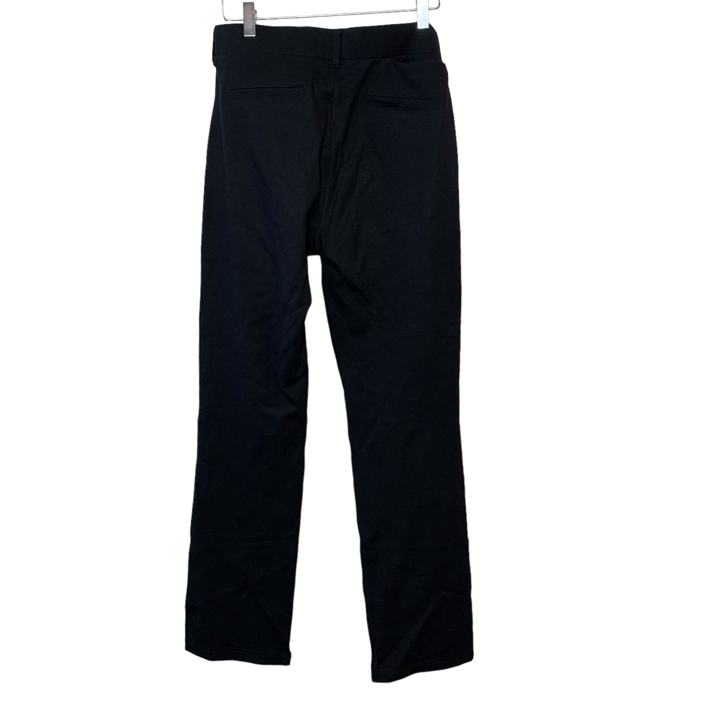 Betabrand Straight-Leg 7-Pocket Dress Pant Yoga Pants Black Medium