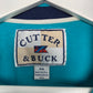 90s Cutter and Buck Teal Blue Polo Medium Made in the USA