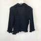 Y2K Rezrekshn Black Scrunchie Polo Shirt Silk 6