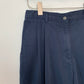 Vintage L.L. Bean Chino Trouser Pants High Rise Pleated Front Straight Leg 10 Petite