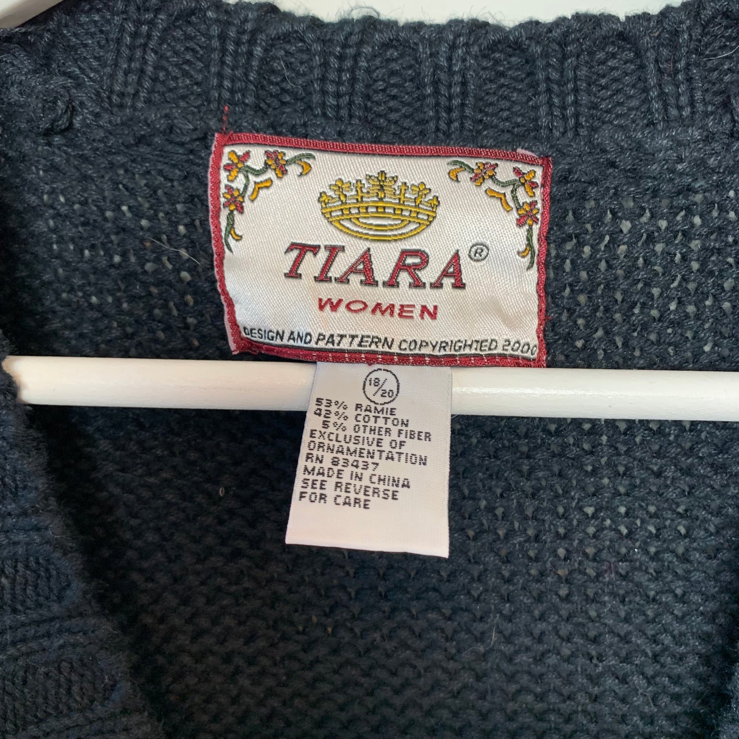 Vintage Y2K Tiara Christmas Sweater Vest 18/20
