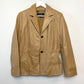 90s Y2K Wilsons Leather Tan Leather Jacket Blazer Medium