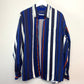90s John Ashford Bold Striped Shirt Long Sleeve Button Down XL Cotton