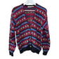 Vintage 80s Cutter L.T.D. Chunky Knit Cardigan Sweater Medium Cotton