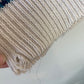 Vintage 90s Northern Isles Hand Embroidered Chunky Knit Sweater Cats, Flags, Hearts, Mouse Medium