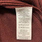 Free People Cross Front Tunic Sweater Maroon Small