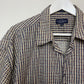 Vintage 90s Carlos Short Sleeve Button Down Collared Shirt Cotton XL