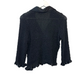 Y2K Rezrekshn Black Scrunchie Polo Shirt Silk 6
