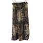 Vintage 1990s Lee Winter Floral Midi Skirt Pull On 12