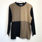90s Cathy Daniels Colorblock Sweatshirt Pullover Large NY