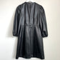 Ann Taylor Black Faux Leather Dress Size 2 Petite