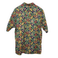 Vintage Liz Claiborne Geometric Print Short Sleeve Button Down Collared Shirt Medium Cotton