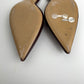 Mansur Gavriel Slipper Heel Cabernet Burgundy Pointed Toe Mules Kitten Heels Size 37 1/2
