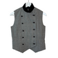 Vintage British Khaki Wool Plaid Vest Equestrian Hunting Suiting Made in the USA 4