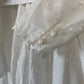 1970s Carho White Lace Midi Dress Made in West Germany XXS Gunne Sax Style