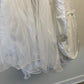1970s Carho White Lace Midi Dress Made in West Germany XXS Gunne Sax Style