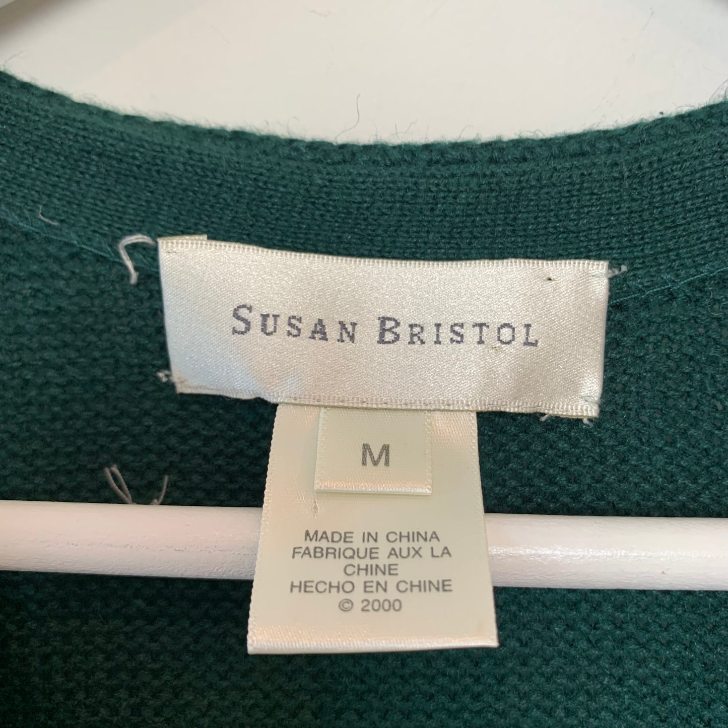 Vintage Susan Bristol Christmas Sweater Vest Dog and Cat Themed Medium