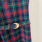 Vintage Pendleton Wool Plaid Midi Dress with Belt 10