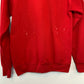 Vintage 90s Signal Sports Cat and Snowman Red Puff Paint Winter Sweatshirt Medium