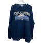 Vintage Columbia Sweatshirt Mountains Navy Blue Pullover Crewneck XL