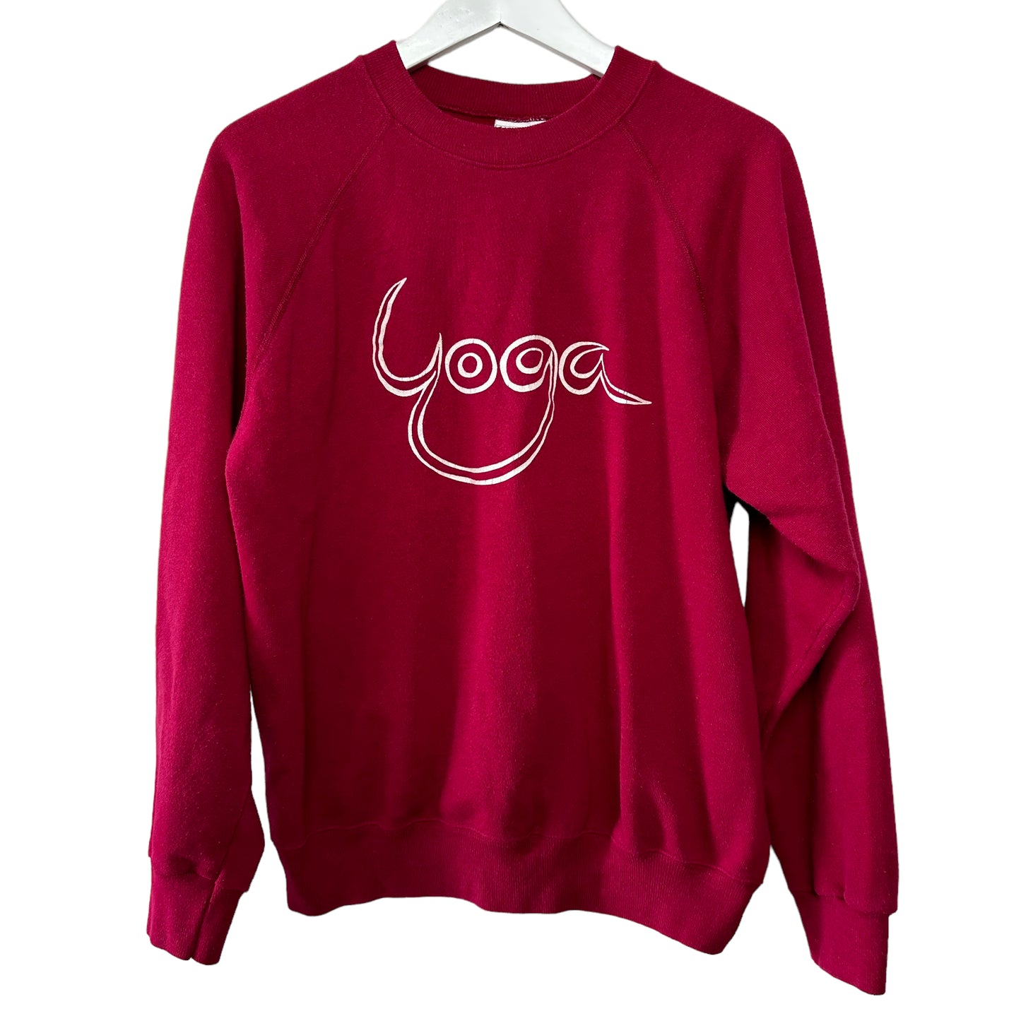 Vintage Yoga Cat Sweatshirt Hanes Large