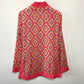 Tory Burch Pink Tunic Top Long Sleeve 6 Cotton