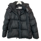Bcbgeneration Matte Black Puffer Coat Jacket With a Hood