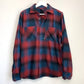 North Face Flannel Button Down Shirt Shacket