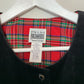 Vintage 80s 90s R & M Richards Red and Black Plaid Midi Dress 6 Made in the USA