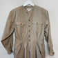 Vintage 80s Caren Sport Coveralls Jumpsuit khaki 10