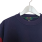Vintage 90s Color Block Navy Blue and Red Crewneck Sweatshirt