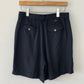 Tommy Bahama Black Silk Trouser Shorts Long Length 10