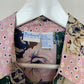Vintage 90s Backroad Blues Silk Patchwork Blouse Medium