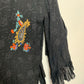 Free People Dottie West Embroidered Kimono Top xs/s