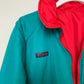 Vintage 90s Columbia Reversible Jacket Teal Red Puffer Bomber Large