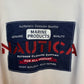 Vintage 90s Nautica Cream Cropped Sweatshirt Crewneck Large