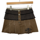 Vintage Free People Micro Mini Skirt Pleated 0