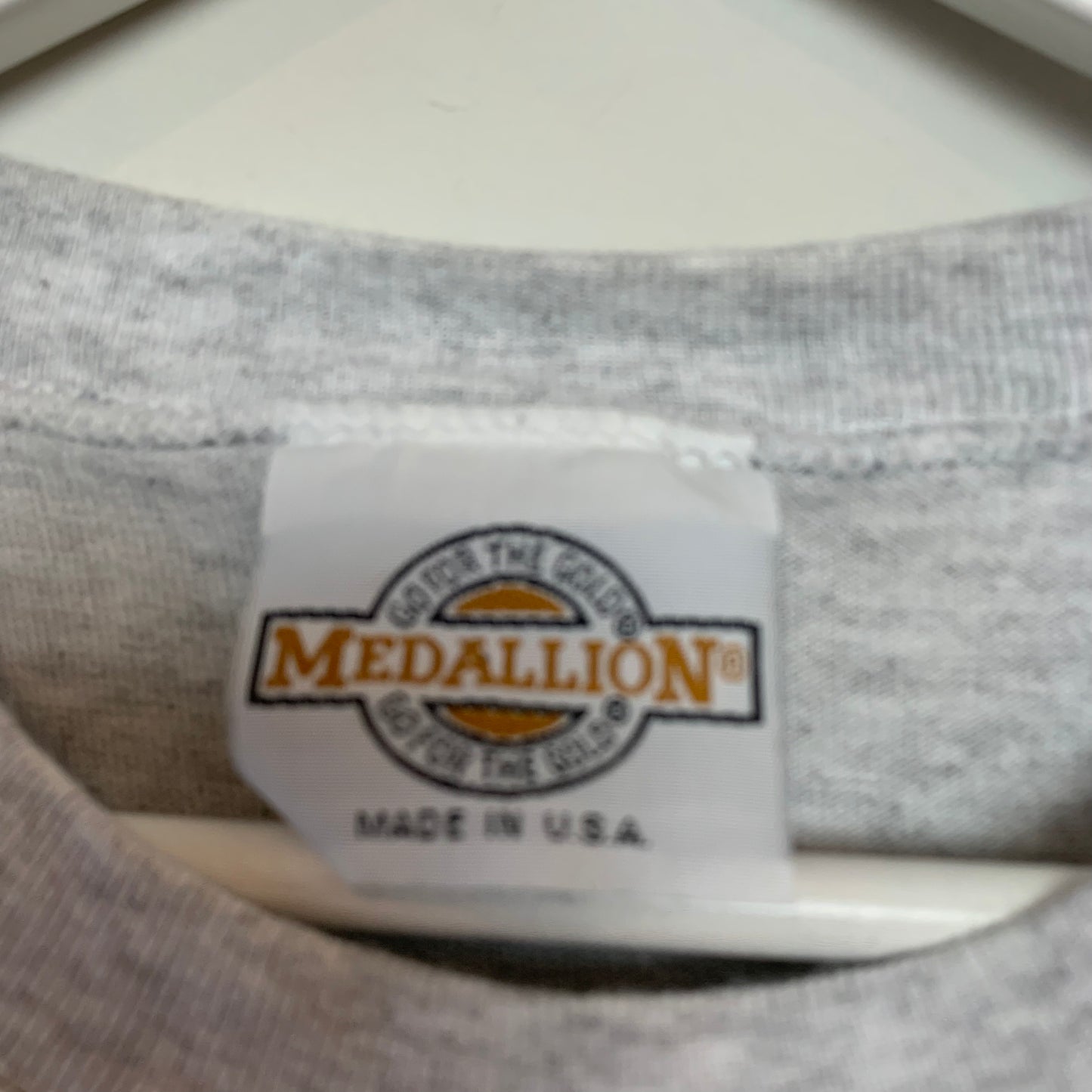 Vintage Medallion North Carolina UNC T-shirt Cotton Medium
