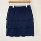 J. McLaughlin Providence Scalloped Navy Blue Skirt 4
